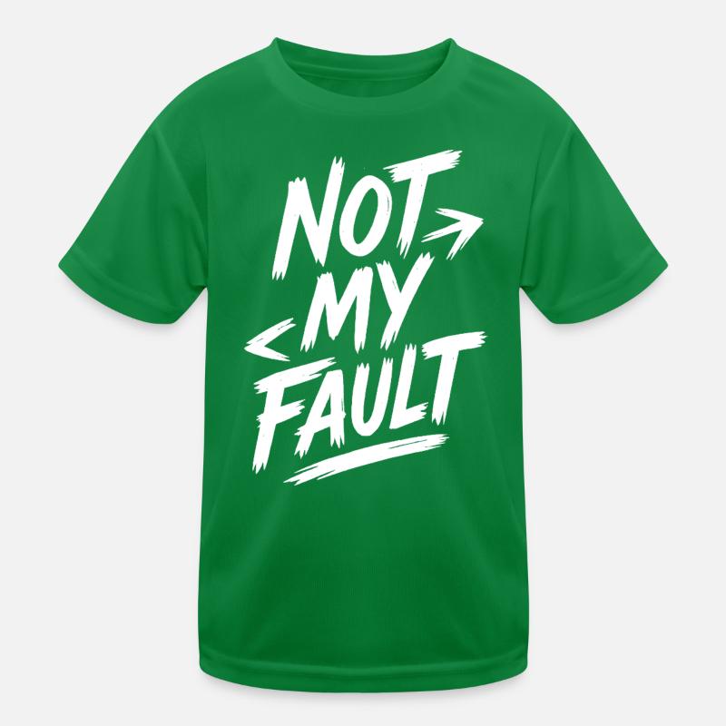 Bold Personal Responsibility Quote Kids Functional T-Shirt