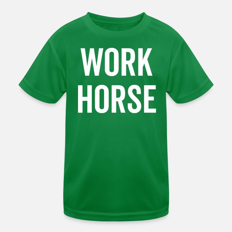 Cheval de trait T-shirt sport Enfant