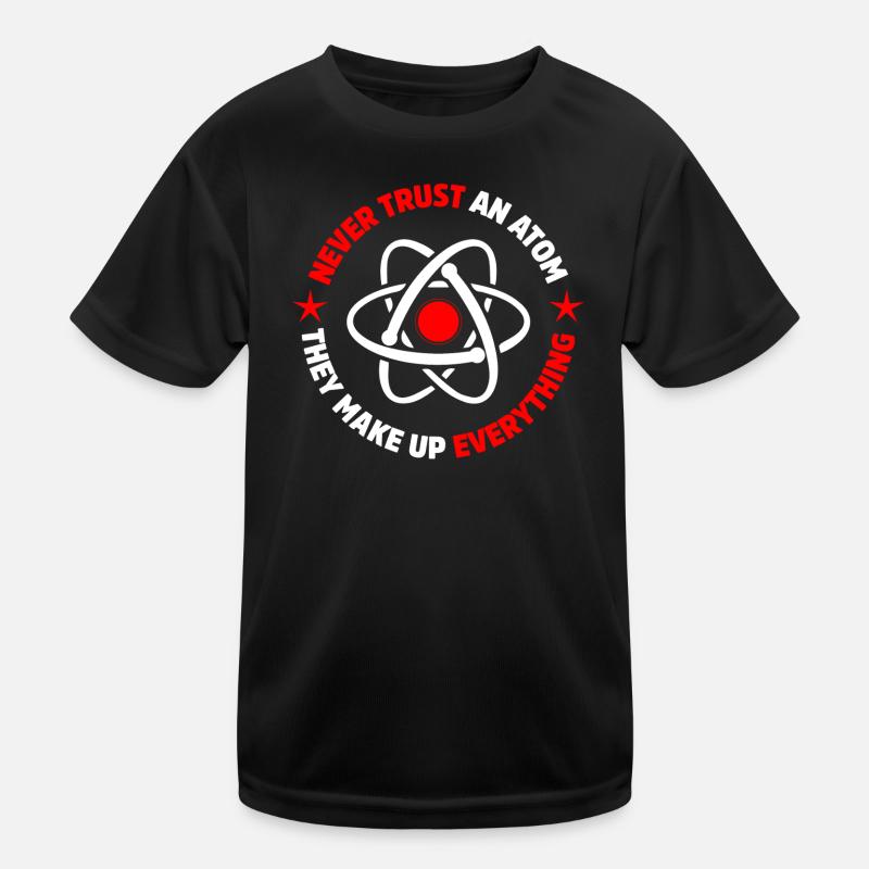 protons neutrons electrons Kids Functional T-Shirt