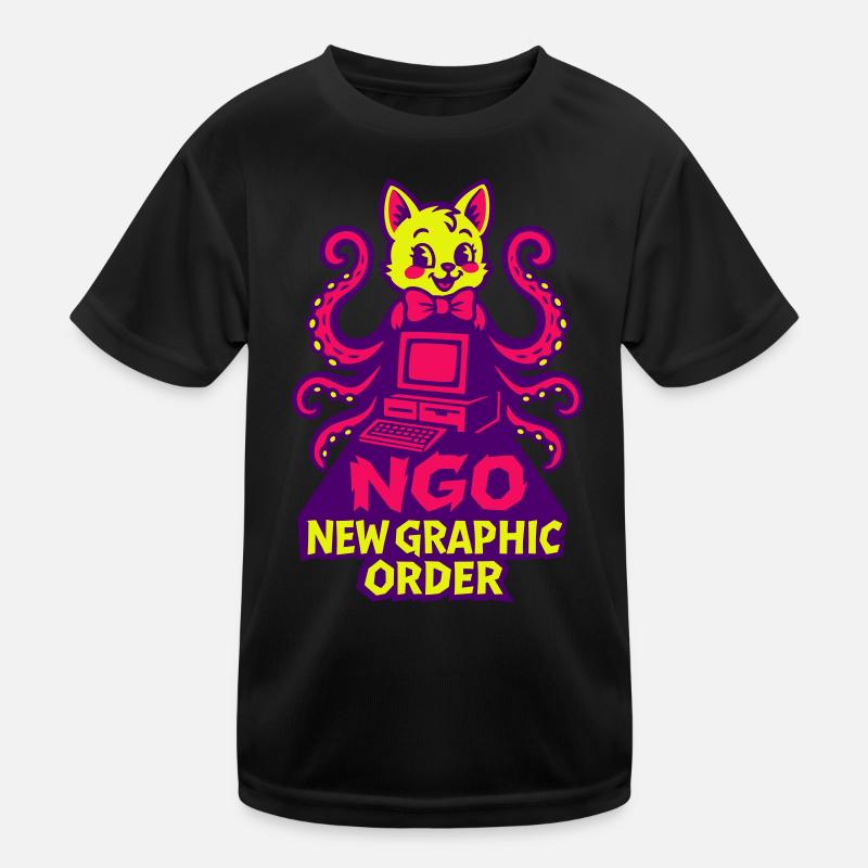 Mignon Cthulhu T-shirt sport Enfant