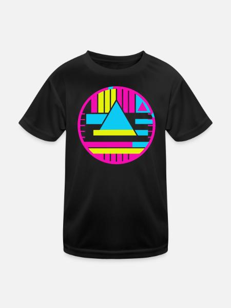 Test Mark New Wave - Kids Functional T-Shirt - black - Front
