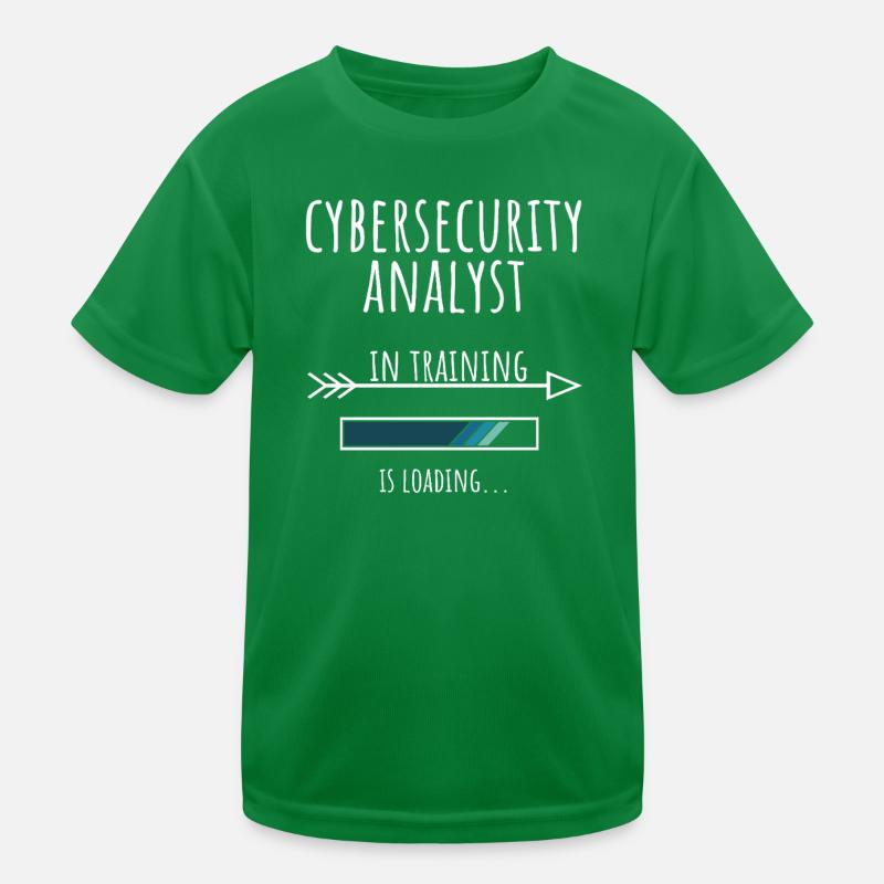 Cybersecurity Analyst Geschenk Beruf Ausbildung Kinder Funktions-T-Shirt