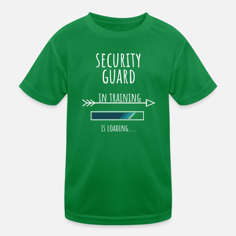 Security Guard Geschenk Beruf Ausbildung Kinder Funktions-T-Shirt