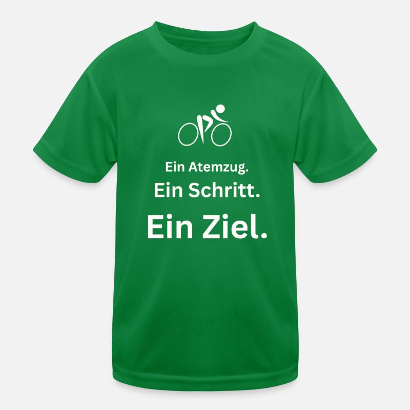 Slogan de motivation vélo vie quotidienne T-shirt sport Enfant