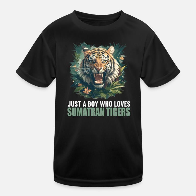Tigre de Sumatra T-shirt sport Enfant