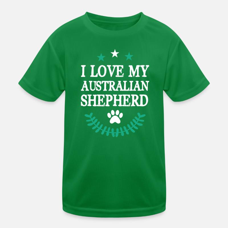 Australian Shepherd Kids Functional T-Shirt