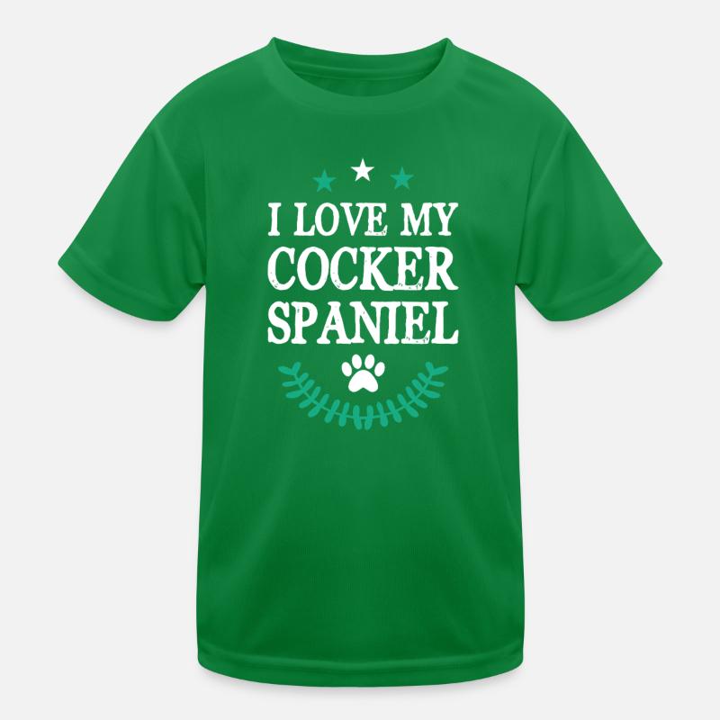 COCKER_SPANIEL Kinder Funktions-T-Shirt