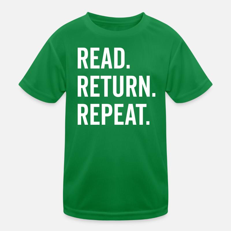 Read Return Repeat Kids Functional T-Shirt