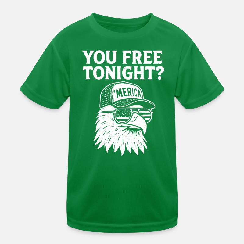 Tu es libre ce soir, Eagle, 4 juillet T-shirt sport Enfant