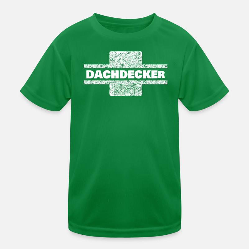 Dachdecker Kinder Funktions-T-Shirt
