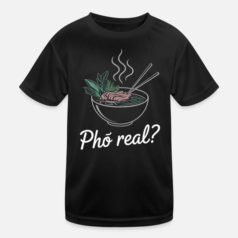 Pho Real Vietnamese Soup Pho Kids Functional T-Shirt