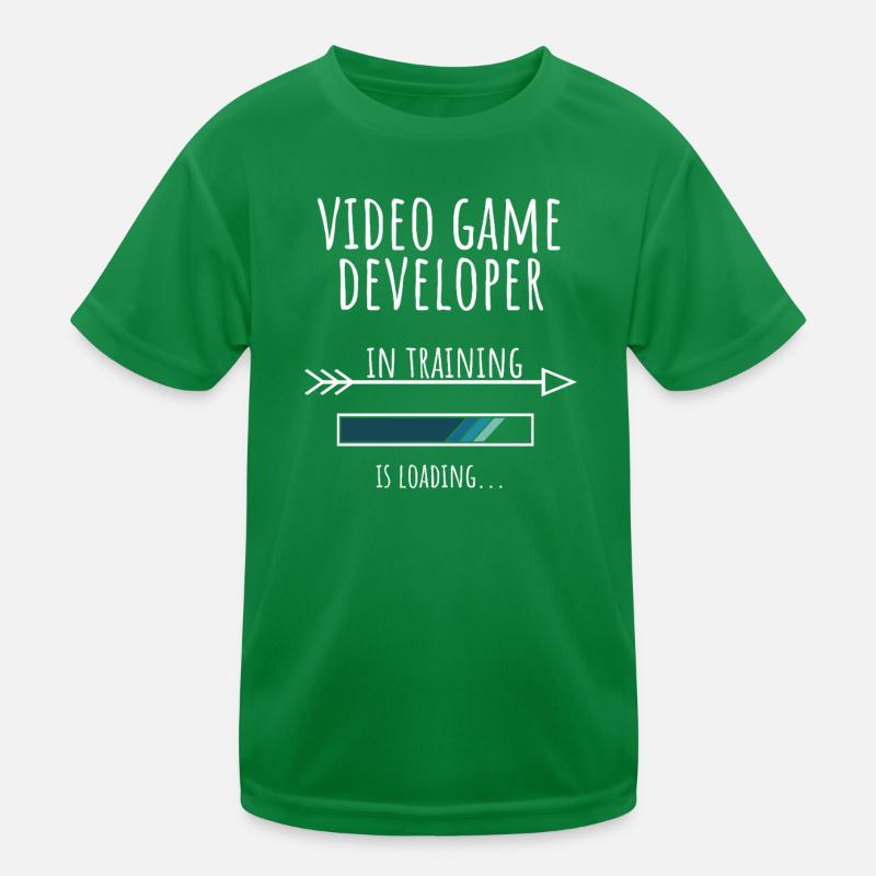 Video Game Developer Geschenk Beruf Ausbildung Kinder Funktions-T-Shirt