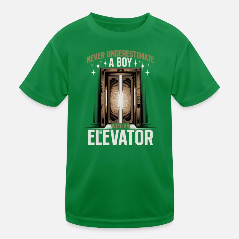 Elevator toddler & kids Kids Functional T-Shirt