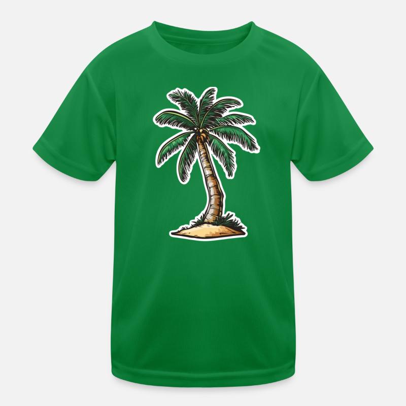 Palme Kinder Funktions-T-Shirt
