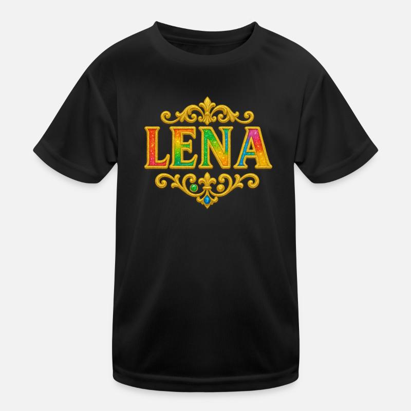 LENA Paillettes Paillettes Or T-shirt sport Enfant