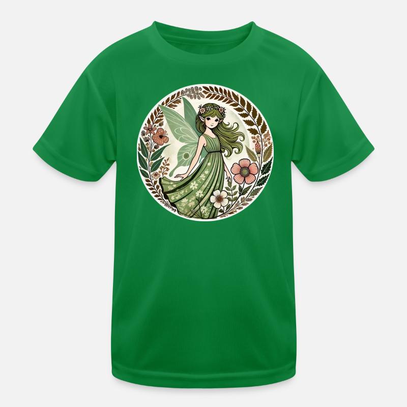 Conception de fée de la forêt enchantée T-shirt sport Enfant