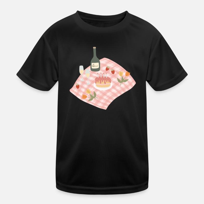 Conception de fête de pique-de célébration T-shirt sport Enfant