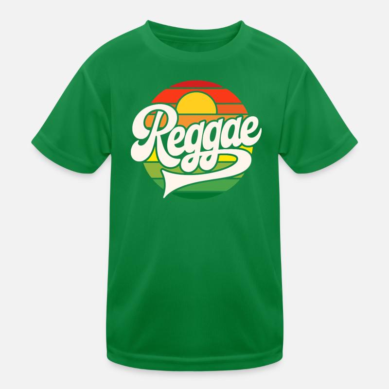 Reggae Rétro Coucher de Soleil T-shirt sport Enfant