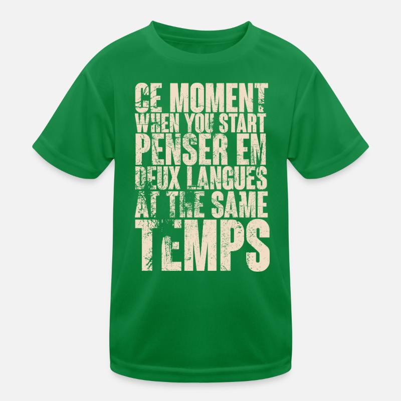 L'inspiration par la pensée bilingue T-shirt sport Enfant
