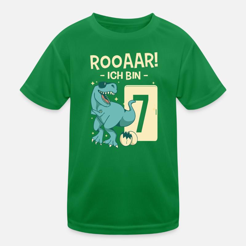 7. Geburtstag Geschenk 7 Jahre Kindergeburtstag Kinder Funktions-T-Shirt