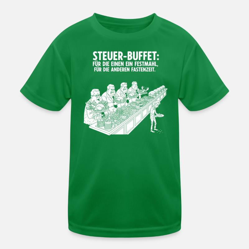 Steuer-Buffet Kinder Funktions-T-Shirt