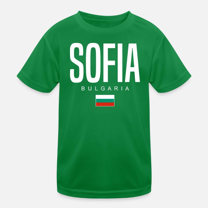 Sofia Bulgaria Kids Functional T-Shirt