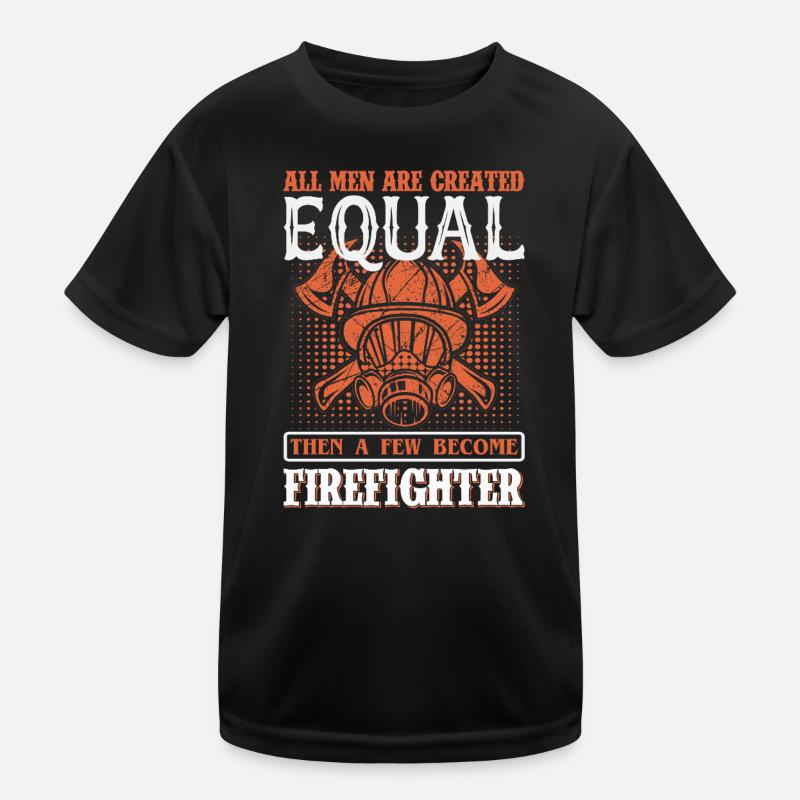 Feuerwehrmann Kinder Funktions-T-Shirt
