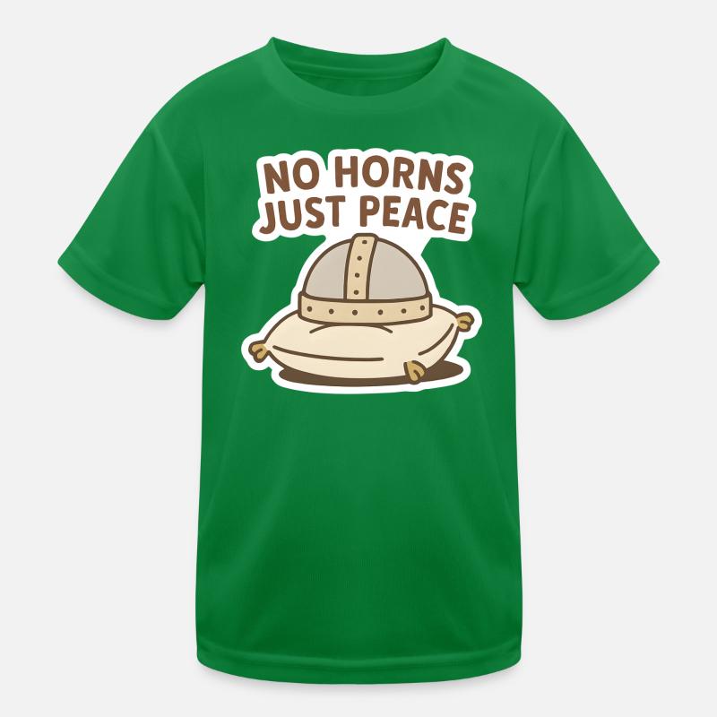 Message de sac paisible sans cornes T-shirt sport Enfant