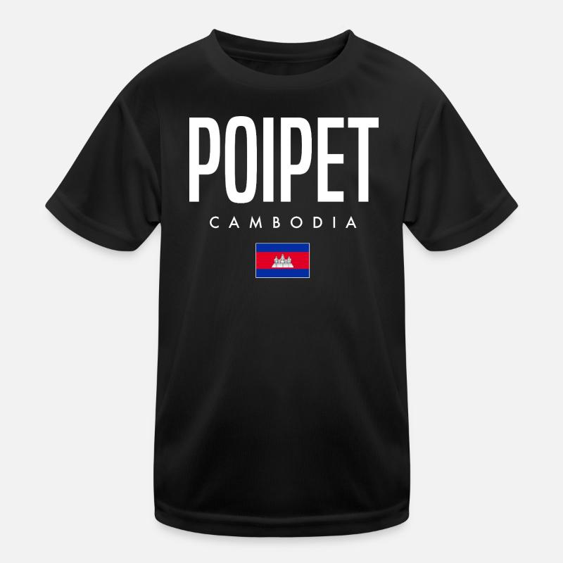 Poipet Kambodscha Khmer Kinder Funktions-T-Shirt