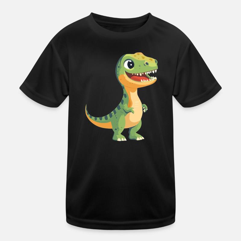Dino Saurier Dinosaurier Kinder Funktions-T-Shirt