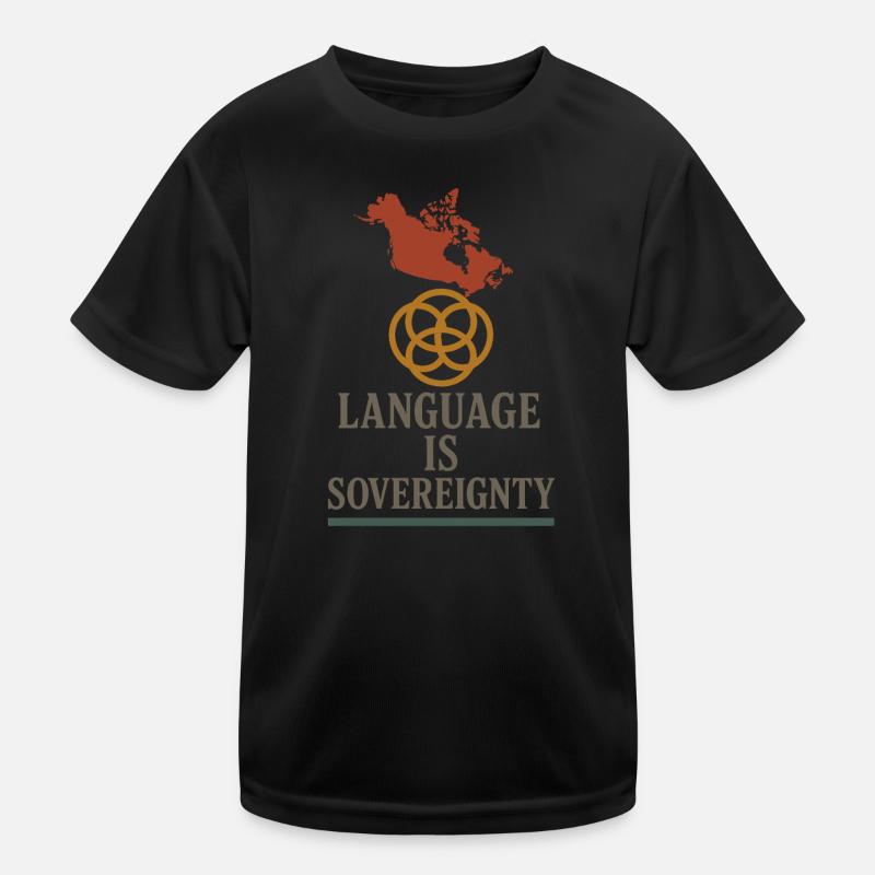 Indigenous Language Revitalization Native Speakers Kids Functional T-Shirt