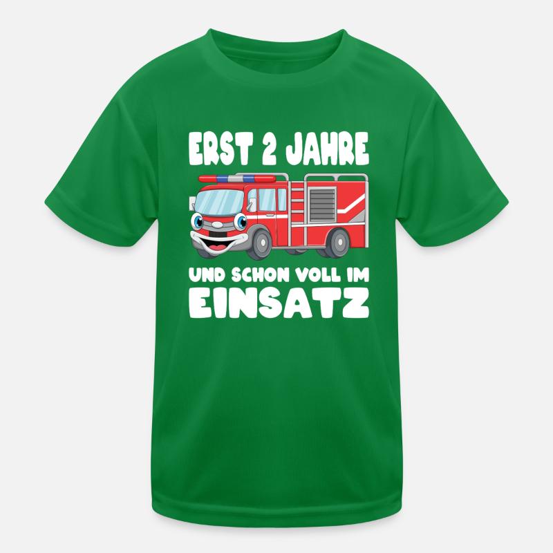 2. Geburtstag Geschenk 2 Jahre Kindergeburtstag Kinder Funktions-T-Shirt