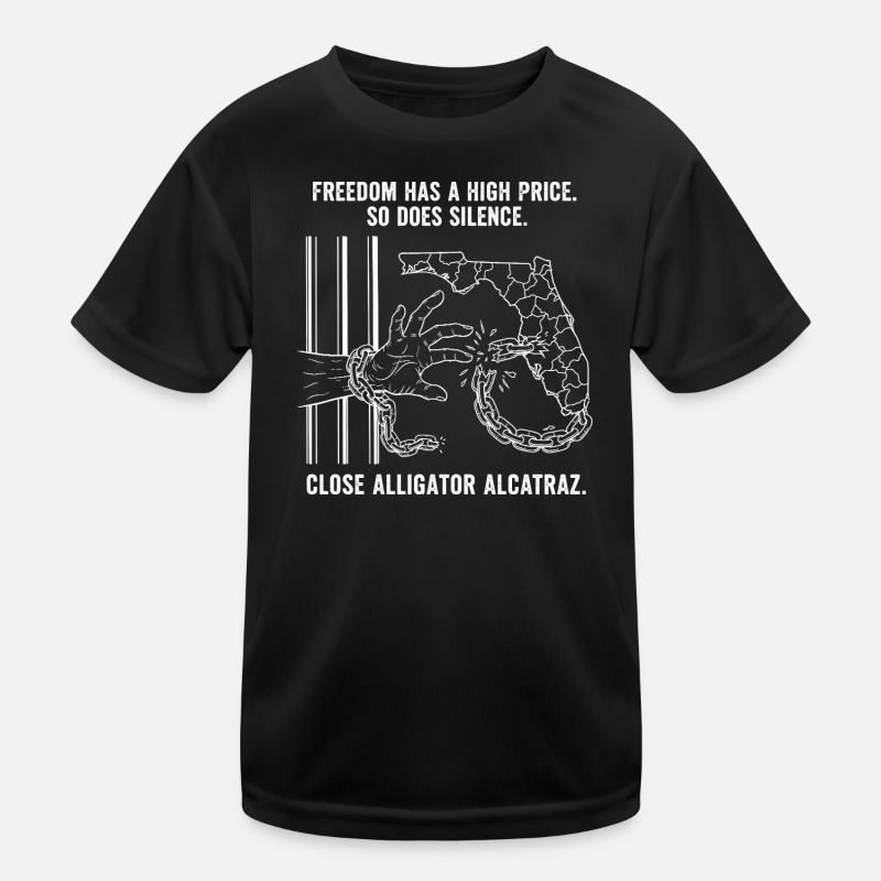 Alligator Alcatraz Kids Functional T-Shirt