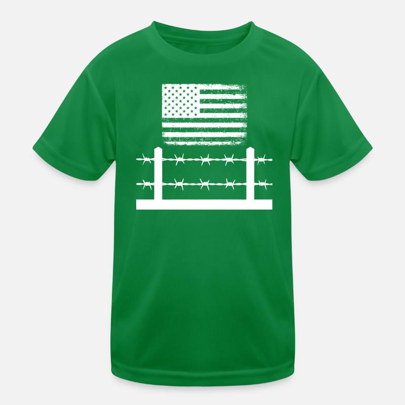 Barbed Wire America Kids Functional T-Shirt