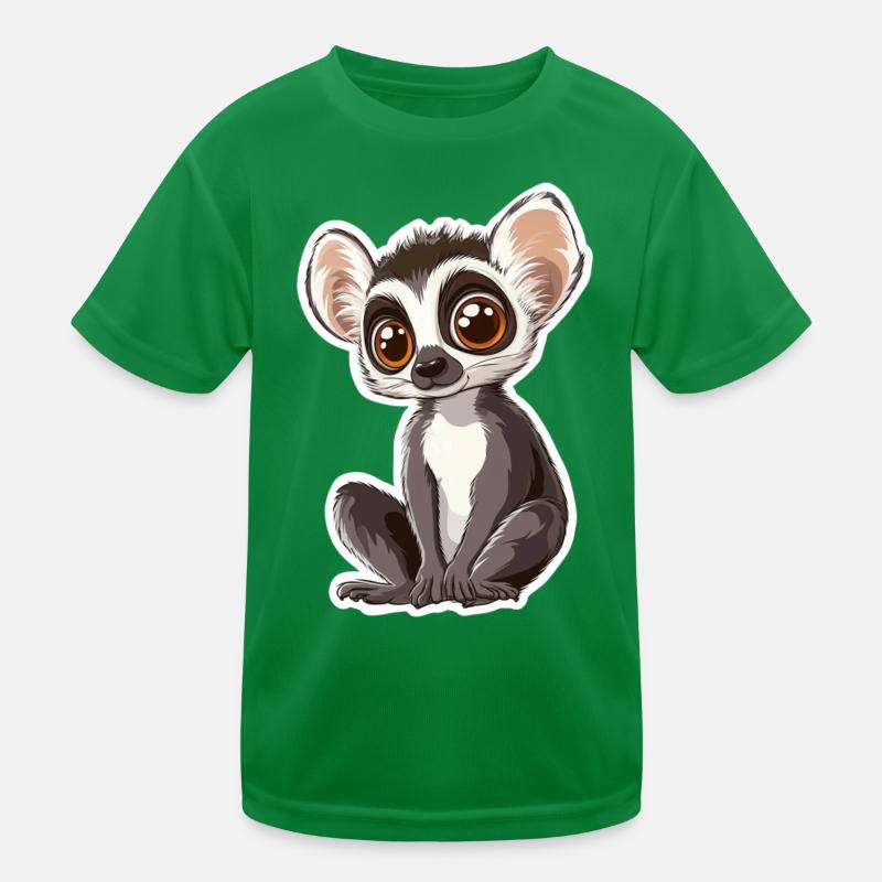 Lemur Kinder Funktions-T-Shirt
