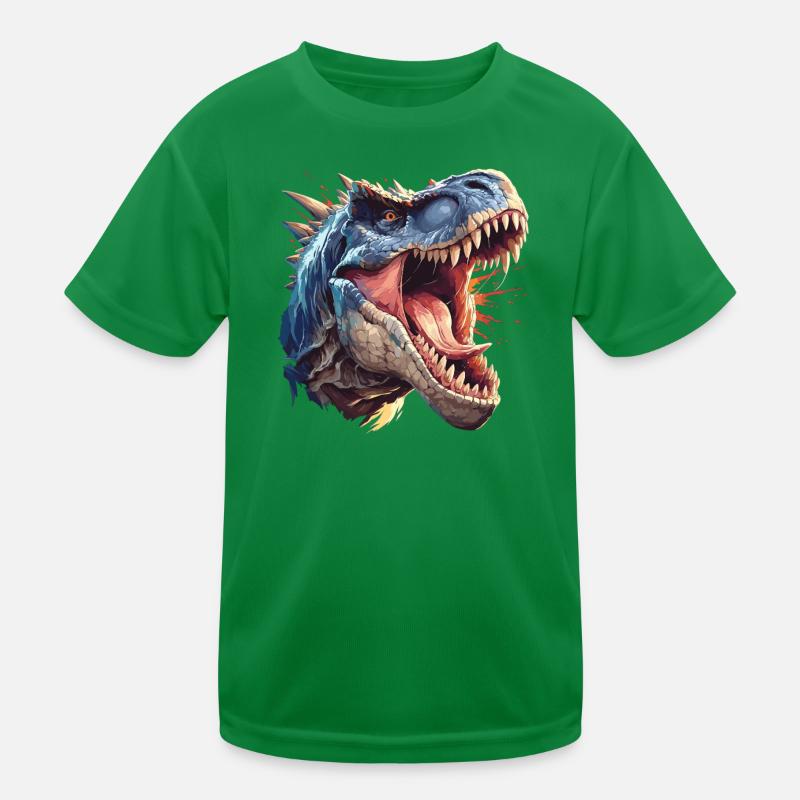 Dino Dinosaur Dinosaur Kids Functional T-Shirt