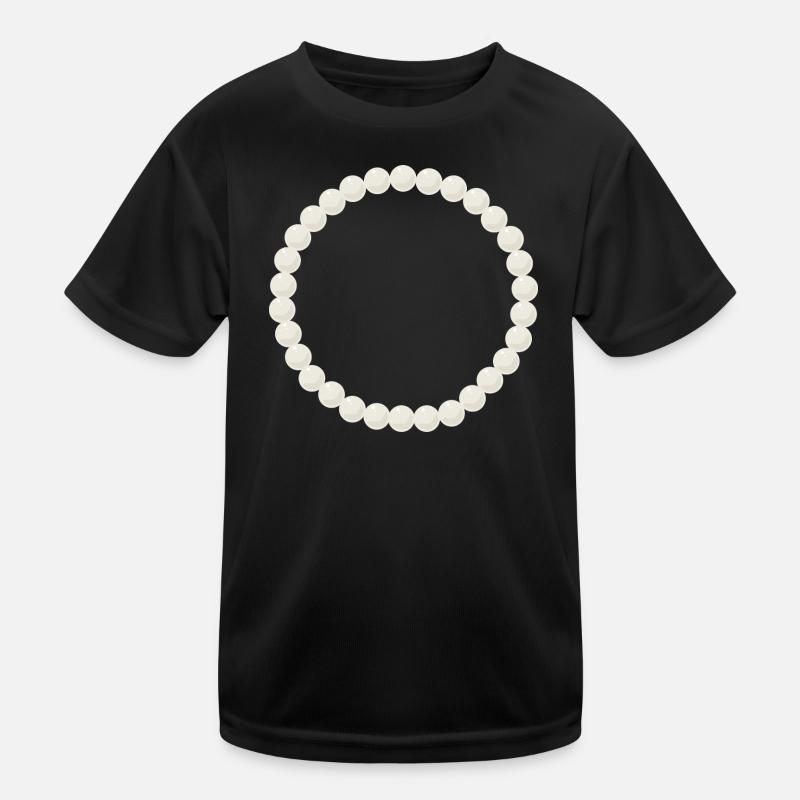 Elegantes Perlenarmband Design Kinder Funktions-T-Shirt