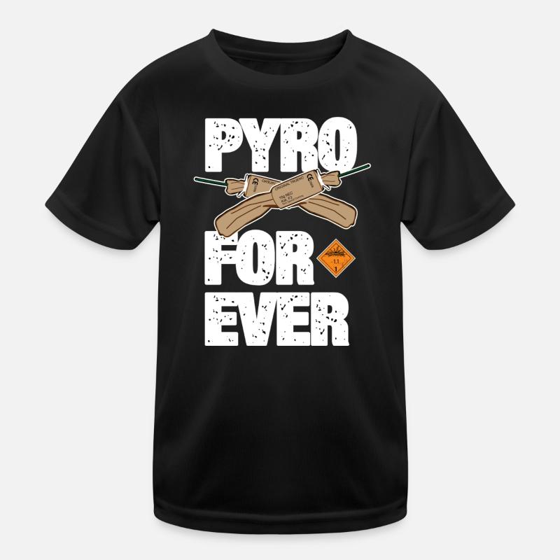 Pyro For Ever with Trueno Kids Functional T-Shirt