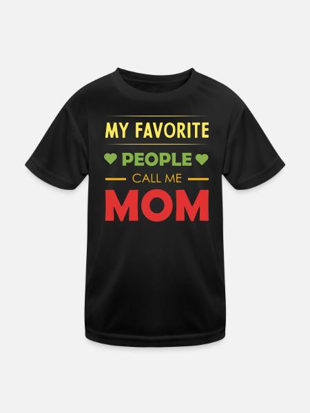 Message personnel de maternité - T-shirt sport Enfant - noir - Devant