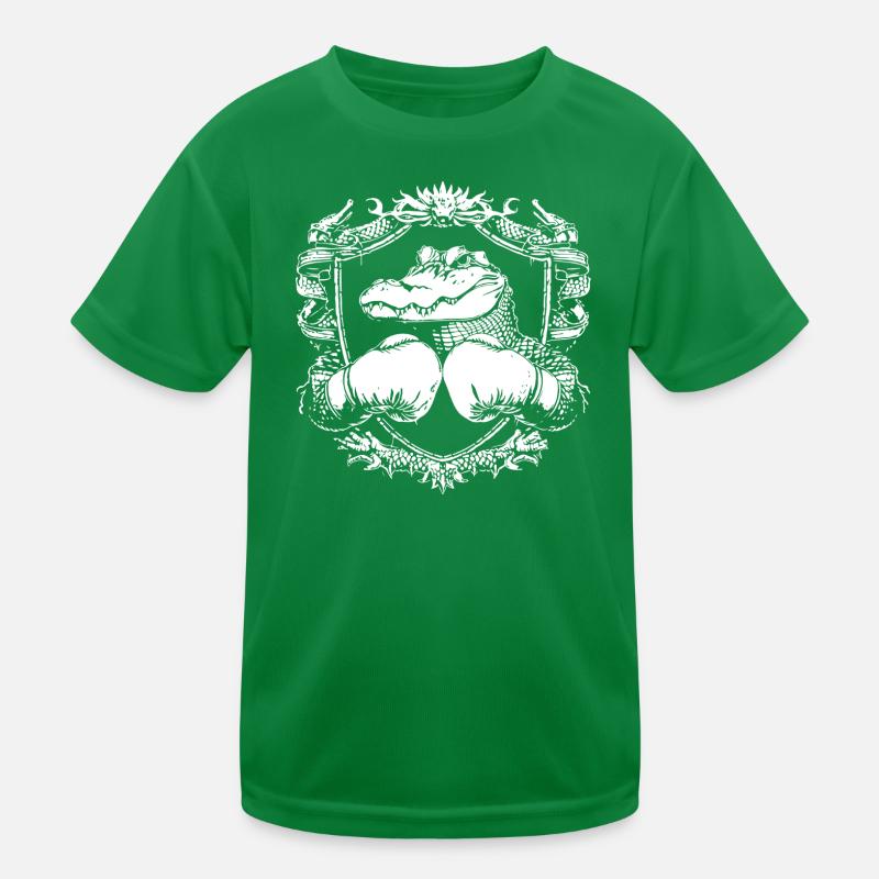 Krokodil Boxer Kinder Funktions-T-Shirt