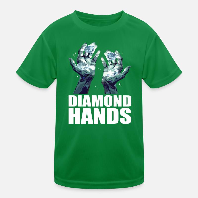 Diamond Hands Trading Kinder Funktions-T-Shirt