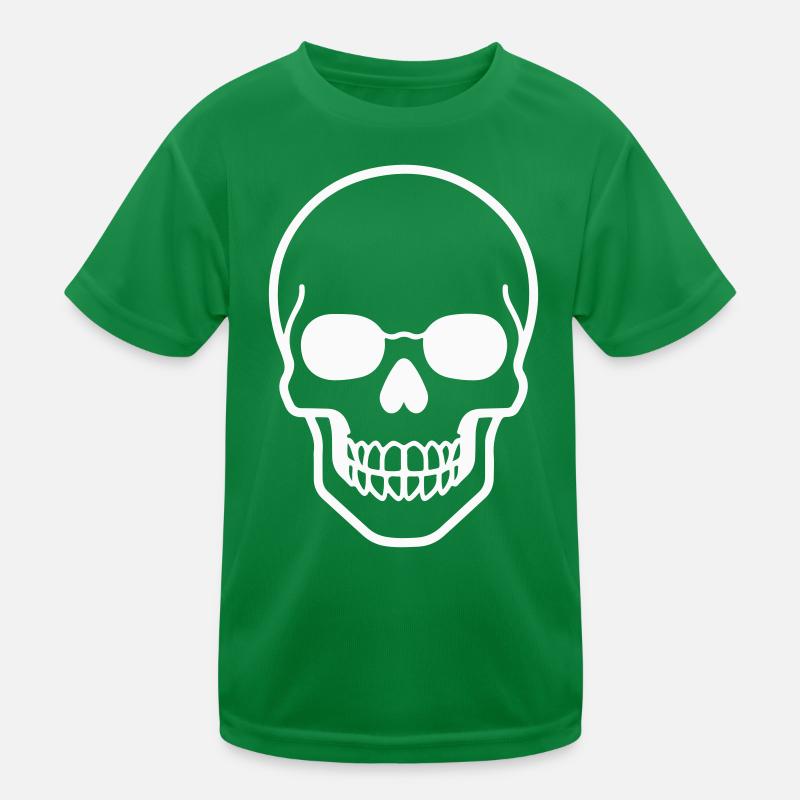 Conception de crâne minimaliste T-shirt sport Enfant