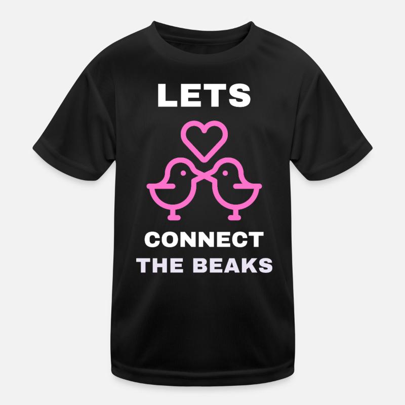 Verbinden wir die Schnäbel Kinder Funktions-T-Shirt
