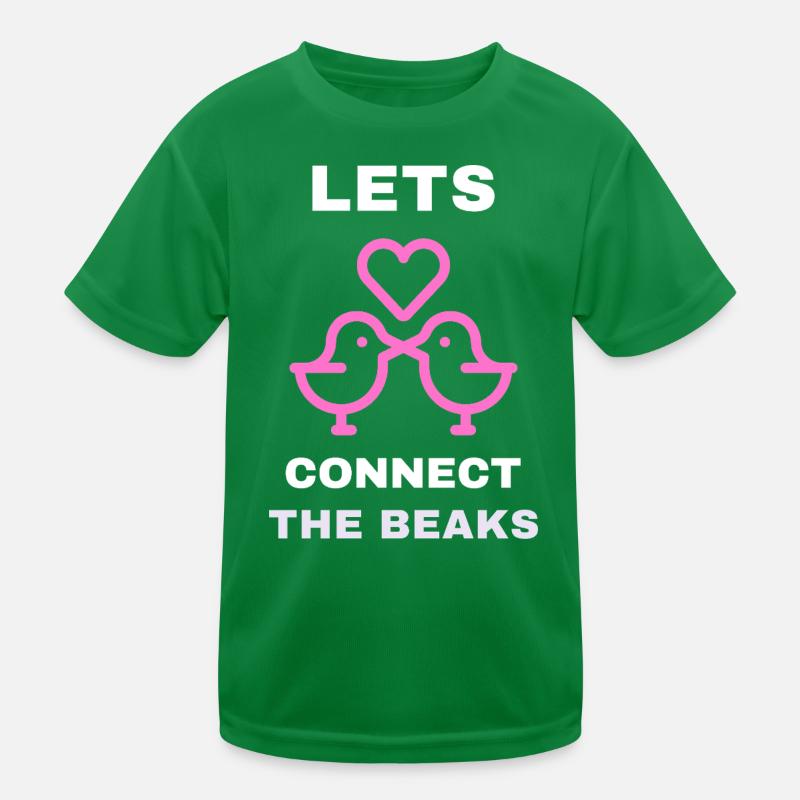Lets connect the beaks Kids Functional T-Shirt