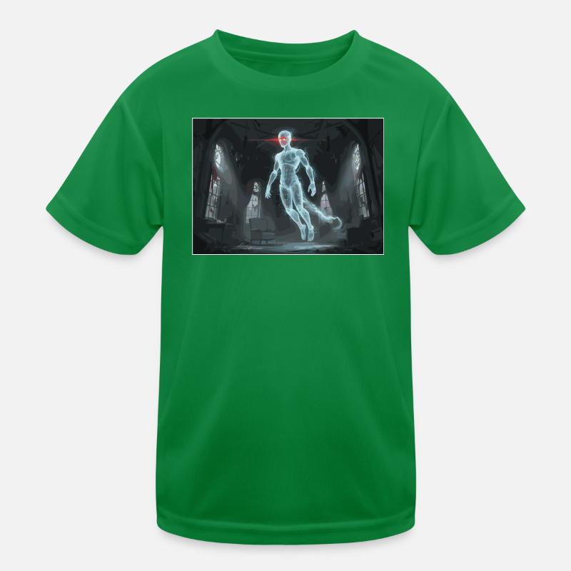 Fantôme numérique dans la maison hantée T-shirt sport Enfant