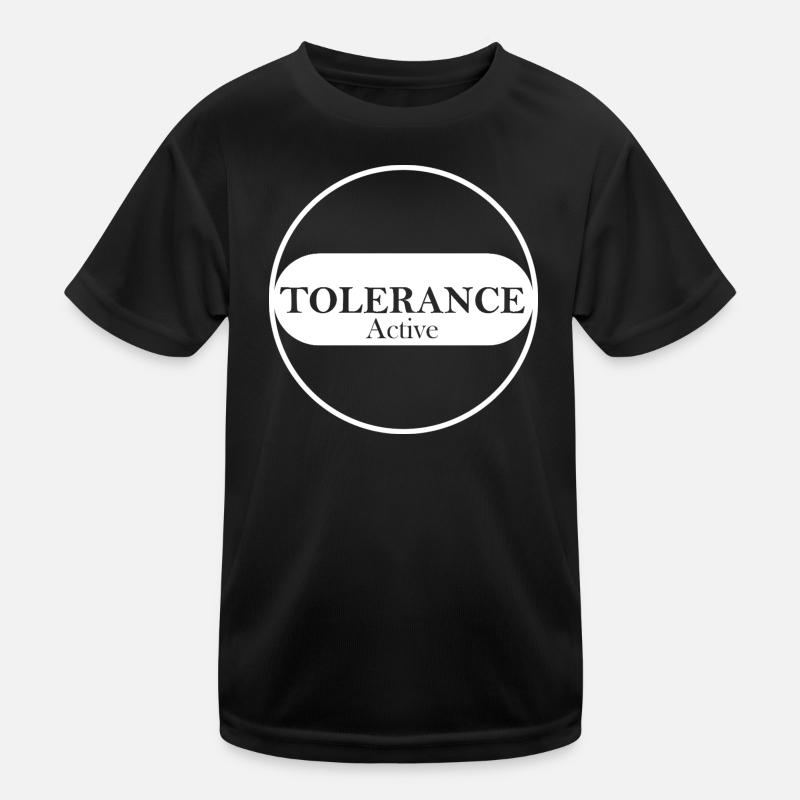 Tolerance & Love Symbol Design Kids Functional T-Shirt