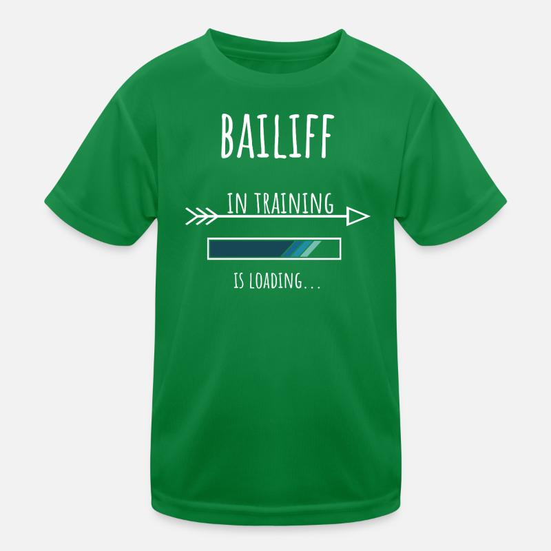 Bailiff Geschenk Beruf Ausbildung Gerichtsvollzieh Kinder Funktions-T-Shirt