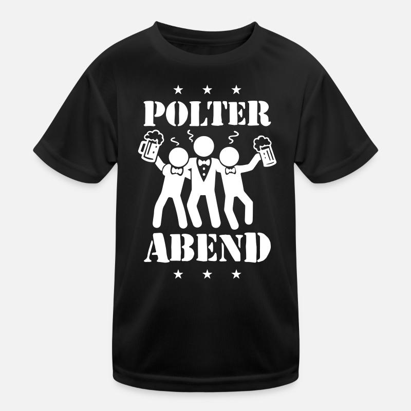 Polterabend Lustig Kinder Funktions-T-Shirt