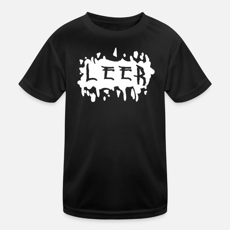 punk splash  - Kinder Funktions-T-Shirt - Schwarz