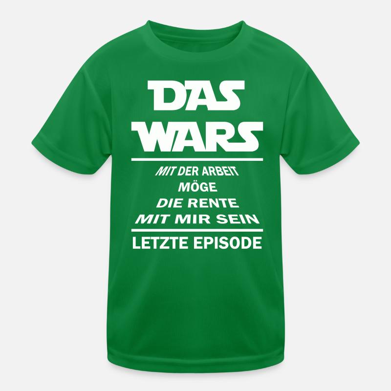 Rente Spruch Kinder Funktions-T-Shirt